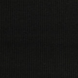 Polyester Cotton Stretch Rib Knit Fabric, 303 gsm, 124 cm — Black — photo 3
