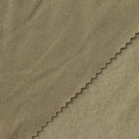 Light Brown Marl Chunky Knit, Cotton-Poly