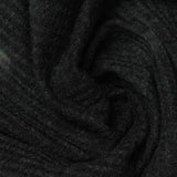 Dark Grey Marl Waffle Knit, Cotton-Poly — photo 3