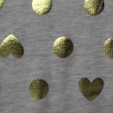 Gold Heart Knit, Cotton-Poly — photo 3