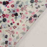 Pink Floral Woven, Viscose — photo 3