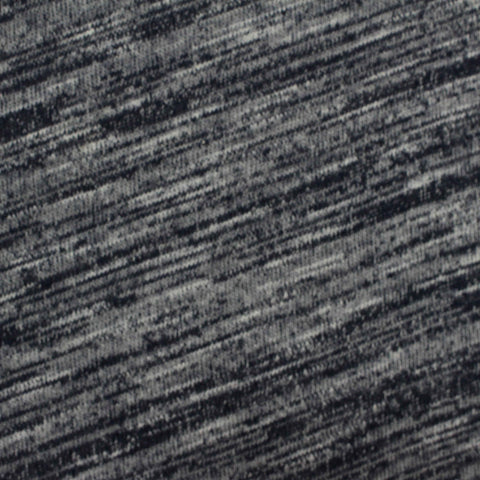 Dark Grey Marl Chunky Knit, Cotton-Poly, 168 gsm