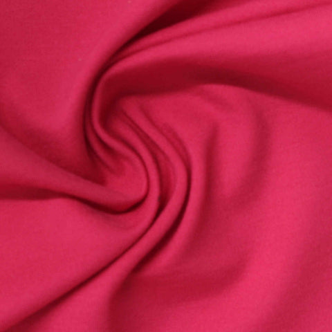 Viscose Nylon Stretch Ponte Knit Fabric, 320 gsm, 155 cm — Pink, ref EF-264692