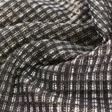 Black Check Jacquard, Poly-Acrylic — photo 3