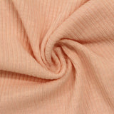 Polyester Cotton Rib Knit Fabric, 270 gsm, 168 cm — Orange — photo 3