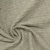 Jacquard Cotton Modal Rib Knit Fabric, 152 gsm — Khaki — photo 3