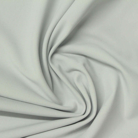 Nylon Stretch Interlock Knit Fabric, 160 gsm, 140 cm — White