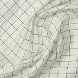 Black Grid Crepe, Acetate-Nylon — photo 3