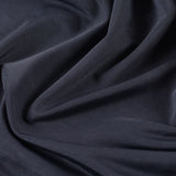 Polyester Stretch Milk Silk Knit Fabric, 140 gsm, 155 cm — Navy — photo 3