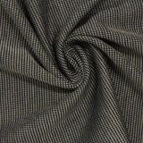Black Geometric Jersey Knit, Poly-Modal — photo 3