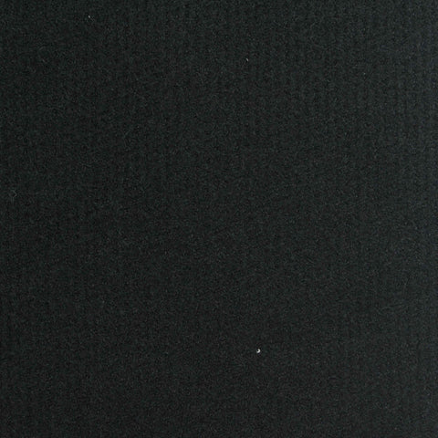 Polyester Stretch Waffle Knit Fabric, 230 gsm, 138 cm — Black