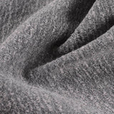 Grey Marl Interlock Knit, Poly-Cotton — photo 3
