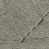 Heather Grey Marl Jersey Knit, Poly-Cotton — photo 3