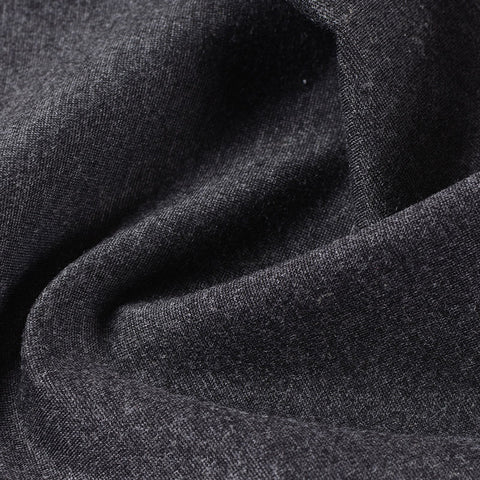 Dark Grey Marl Ponte Knit, Viscose-Nylon, 376 gsm