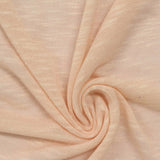 Light Peach Marl Jersey Knit, Viscose-Poly — photo 3