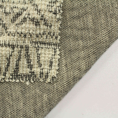 Jacquard Cotton Polyester Knit Fabric, 210 gsm, 150 cm — Khaki