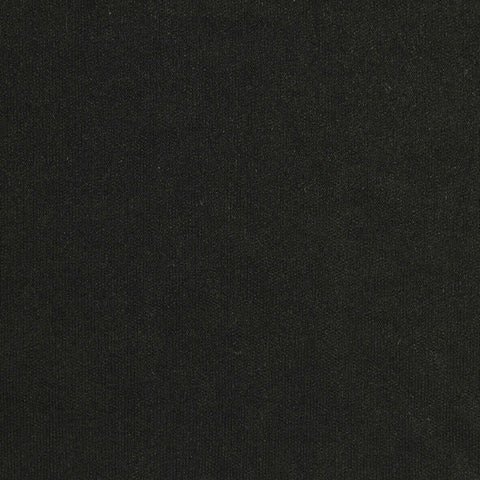 Acetate Polyester Interlock Knit Fabric, 180 gsm, 155 cm — Black