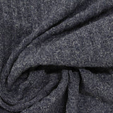 Dark Blue Marl Rib Knit, Polyester — photo 3