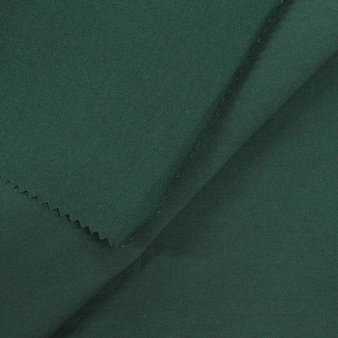 Viscose Nylon Stretch Bengaline Fabric, 266 gsm — Green