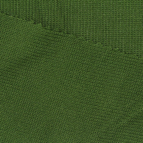 Green Rib Knit, Polyester