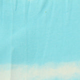 Light Blue Abstract Rib Knit, Cotton — photo 3