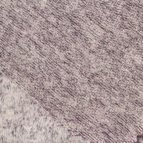Light Grey Marl Chunky Knit, Viscose-Poly, 195 gsm, 165 cm