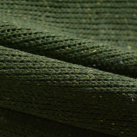 Dark Green Marl Chunky Knit, Acrylic-Poly