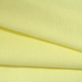 Cotton Stretch Rib Knit Fabric, 350 gsm, 115 cm — Yellow — photo 3