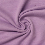 Polyester Cotton Stretch French Terry Fabric, 260 gsm, 167 cm — Purple — photo 3