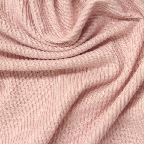 Blush Rib Knit, Polyester