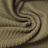 Rib Knit Fabric, 280 gsm, 165 cm — Khaki, ref EF-262111 — photo 3