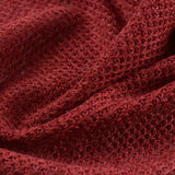 Red Marl Chunky Knit, Polyester — photo 3