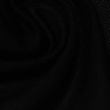 Nylon Stretch Warp Knit Fabric, 260 gsm, 150 cm — Black — photo 3