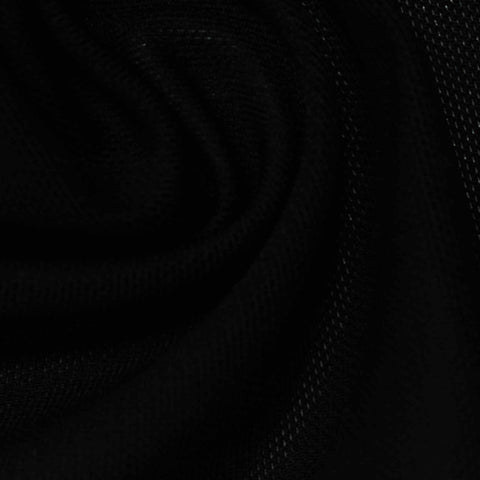Nylon Stretch Warp Knit Fabric, 260 gsm, 150 cm — Black