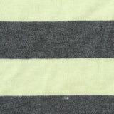 Dark Grey Stripes Rib Knit, Viscose-Wool — photo 3