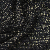 Black Textured Chunky Knit, Cotton-Poly — photo 3