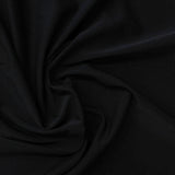 Polyester Stretch Jersey Knit Fabric, 113 gsm, 155 cm — Black — photo 3