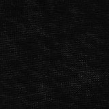 Cotton Stretch Chunky Knit Fabric, 182 gsm, 160 cm — Black — photo 3