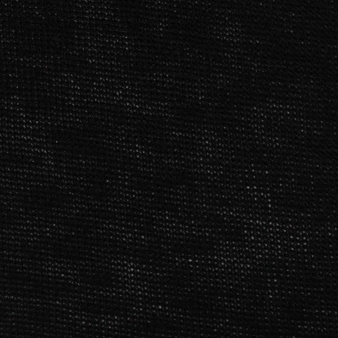 Cotton Stretch Chunky Knit Fabric, 182 gsm, 160 cm — Black