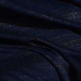 Navy Stripes Jacquard, Poly-Viscose — photo 3