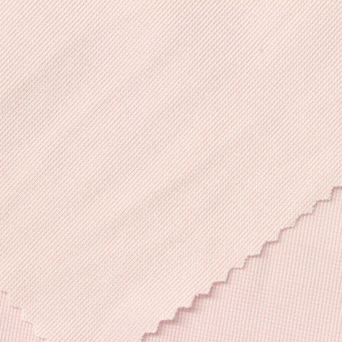 Light Pink Ribbed Rib Knit, Polyester
