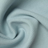 Cotton Polyester Rib Knit Fabric, 465 gsm, 140 cm — Blue — photo 3
