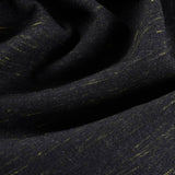 Black Flecks Scuba Knit, Cotton-Poly — photo 3