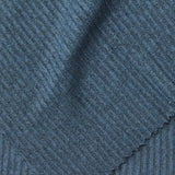 Brushed Viscose Polyester Stretch Rib Knit Fabric, 200 gsm, 145 cm — Blue — photo 3