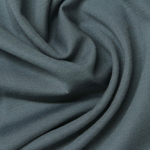 Viscose Nylon Ponte Knit Fabric, 220 gsm, 160 cm — Blue