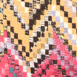 Pink Check Knit, Viscose — photo 3