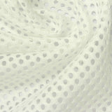 100% Polyester Warp Knit Fabric, 240 gsm, 155 cm — White — photo 3