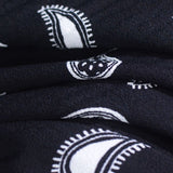 Black Paisley Woven, Viscose — photo 3