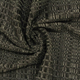 Black Horizontal-Band Rib Knit, Polyester — photo 3