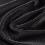 Jacquard 100% Polyester Interlock Knit Fabric, 170 gsm — Black — photo 3